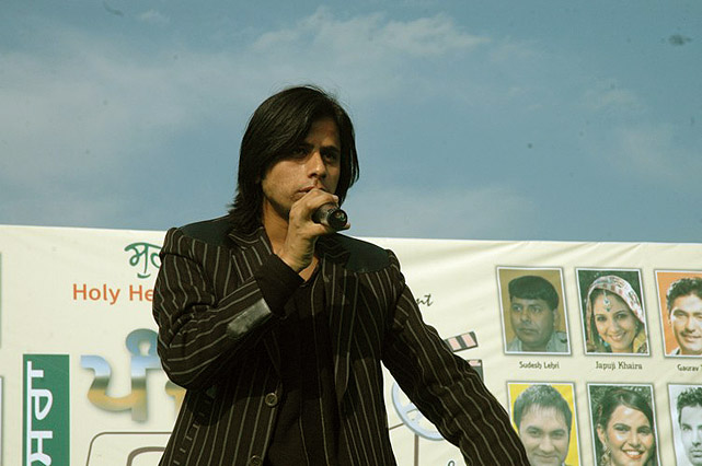 Sanjiv Atri performing at the second film festival